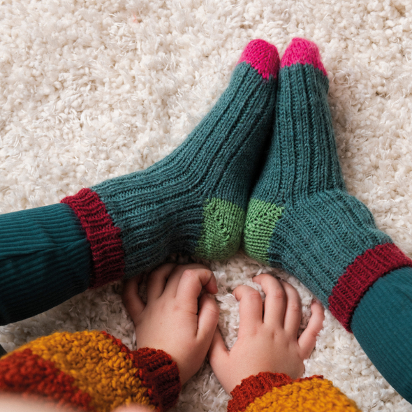 Eira - farbenfrohe Kindersocken