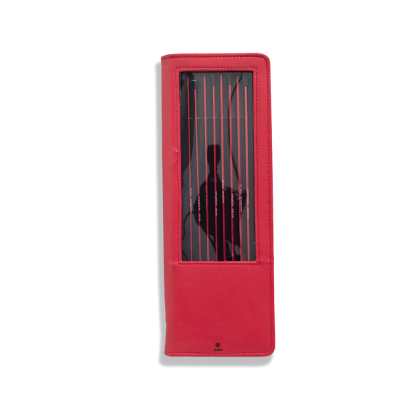 Röd Jackenstricknadelset