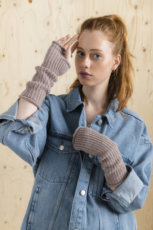 Hudson - Handstulpen mit einfachem Strukturmuster